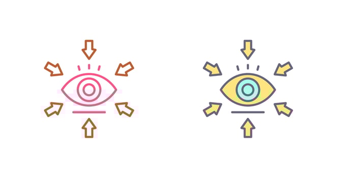 Visualization Icon Design vector