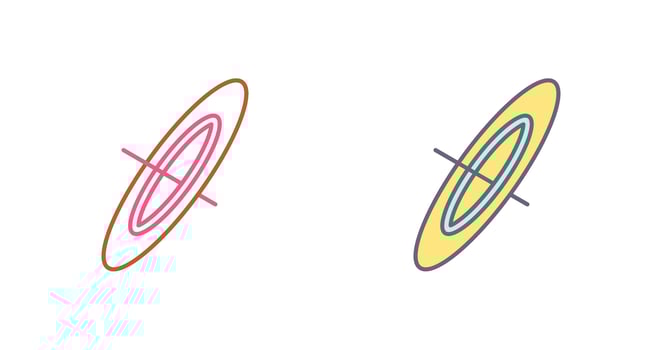 Black Hole Icon Design vector