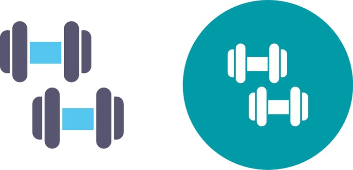 Exercise Icon Design vector