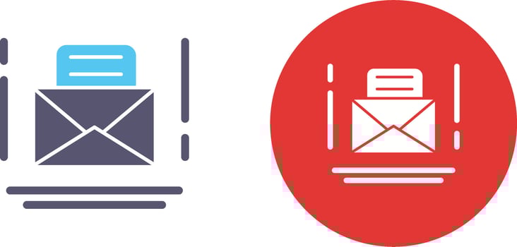 Email Icon Design vector