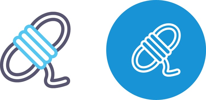 Rope Icon Design vector