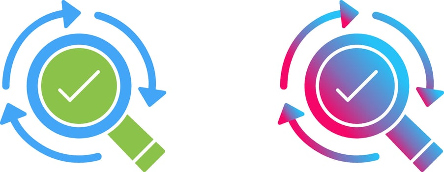 Research Icon Design vector