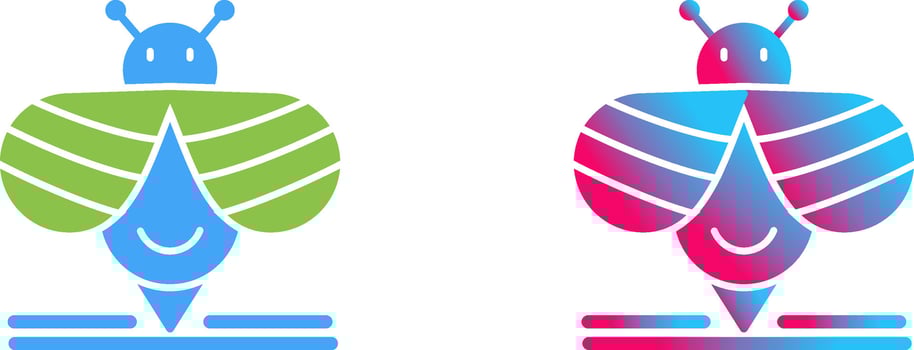 Bee Icon Design vector