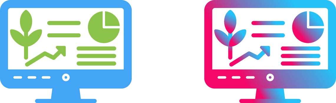 Computer Icon Design vector