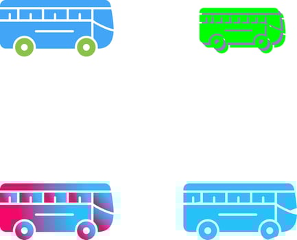 Bus Icon Design vector