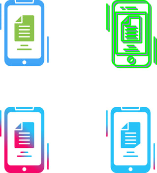 Note Icon Design vector