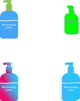Lotion Icon Design vector