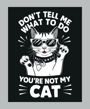 cat t-shirt design vector