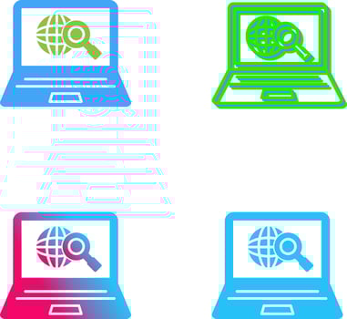 Explore Icon Design vector