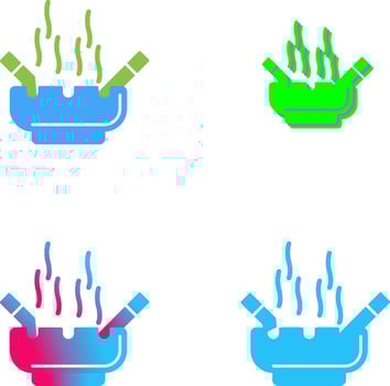 Ashtray Icon Design vector