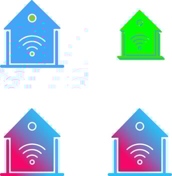 Smart Home Icon Design vector