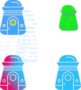 Space Capsule Icon Design vector
