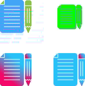 Page Icon Design vector