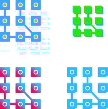 Pattern Icon Design vector