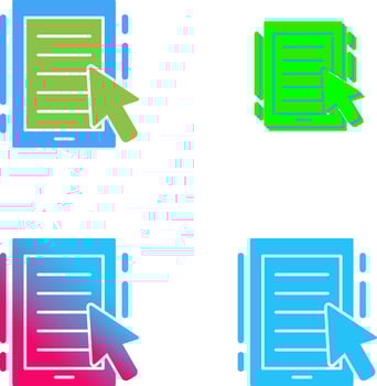 Ebook Icon Design vector