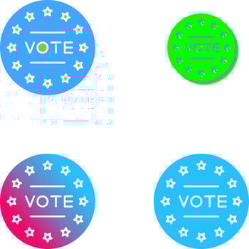 Vote Icon Design vector
