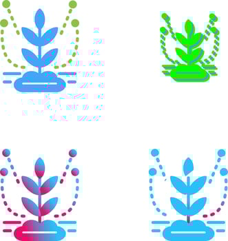 Irrigation System Icon Design vector
