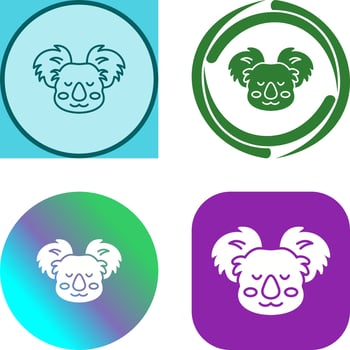 Koala Icon Design vector