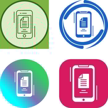 Note Icon Design vector