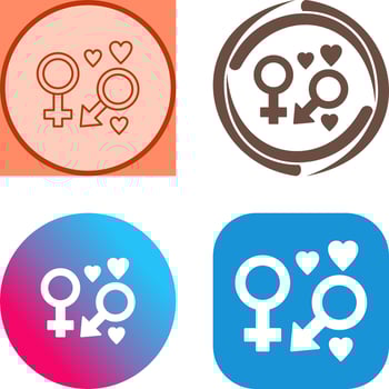Genders Icon Design vector