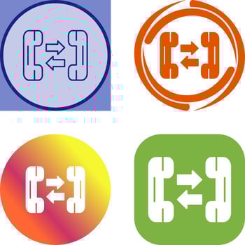 Phone Call Icon Design vector