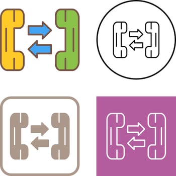 Phone Call Icon Design vector