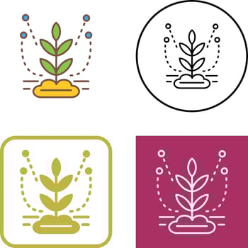Irrigation System Icon Design vector