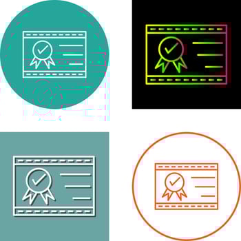 Unique Quality Assurance Icon Design vector