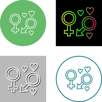 Genders Icon Design vector