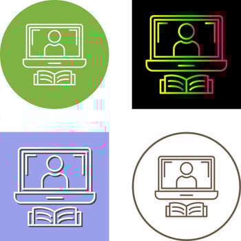 Lesson Icon Design vector