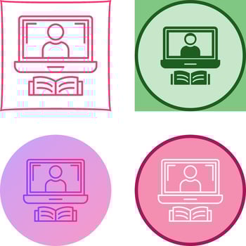 Lesson Icon Design vector