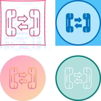 Phone Call Icon Design vector