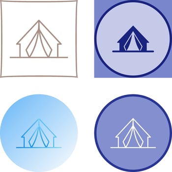 Camp Icon Design vector