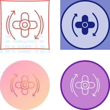 Rotate Icon Design vector