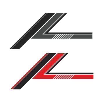 car body wrap decal design. car modification decals vector
