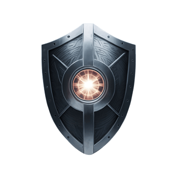 metallic shield design png