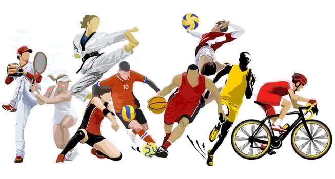 athlete sport design illustration art vector