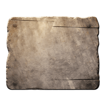 Vintage Stone Tablet Weathered Relic Unveiled png