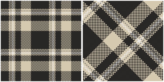 Classic Scottish Tartan Design. Checkerboard Pattern. Template for Design Ornament. Seamless Fabric Texture. vector