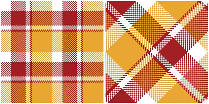 Tartan Seamless Pattern. Sweet Pastel Plaids Pattern Traditional Scottish Woven Fabric. Lumberjack Shirt Flannel Textile. Pattern Tile Swatch Included. vector