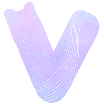 Cute unicorn alphabet watercolor png