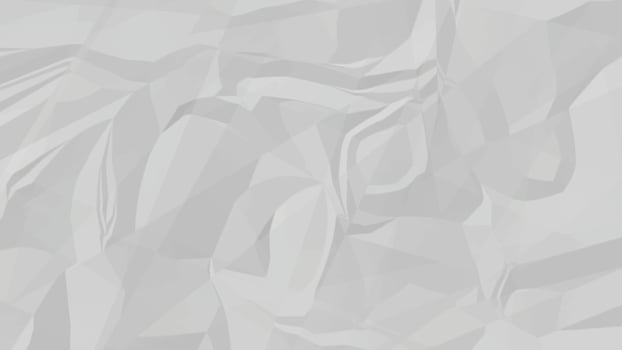 Crumpled white paper texture background, Background for various purposes. vector