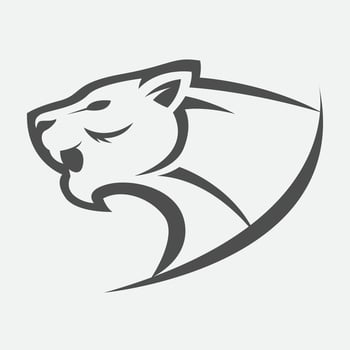 Lion icon logo vector