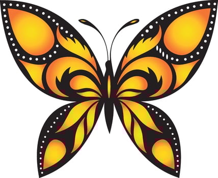 Butterfly icon logo vector