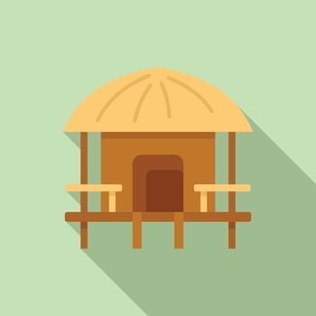 Traditional african hut illustration vector