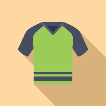 Flat design icon of a sports jersey vector