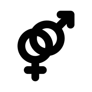 Male and female gender symbol, ready to use vector