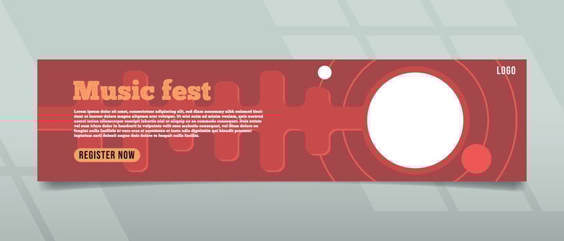 Music Fest Banner Design vector