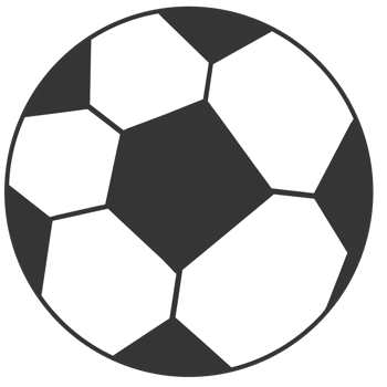 Soccer ball, football sport drawing for stadium isolated illustration element png