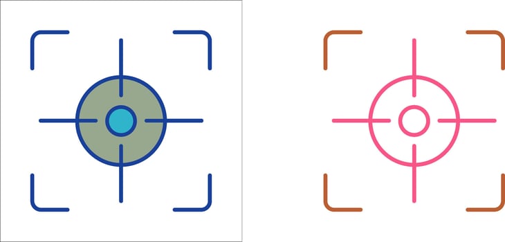 Focus Icon Design vector